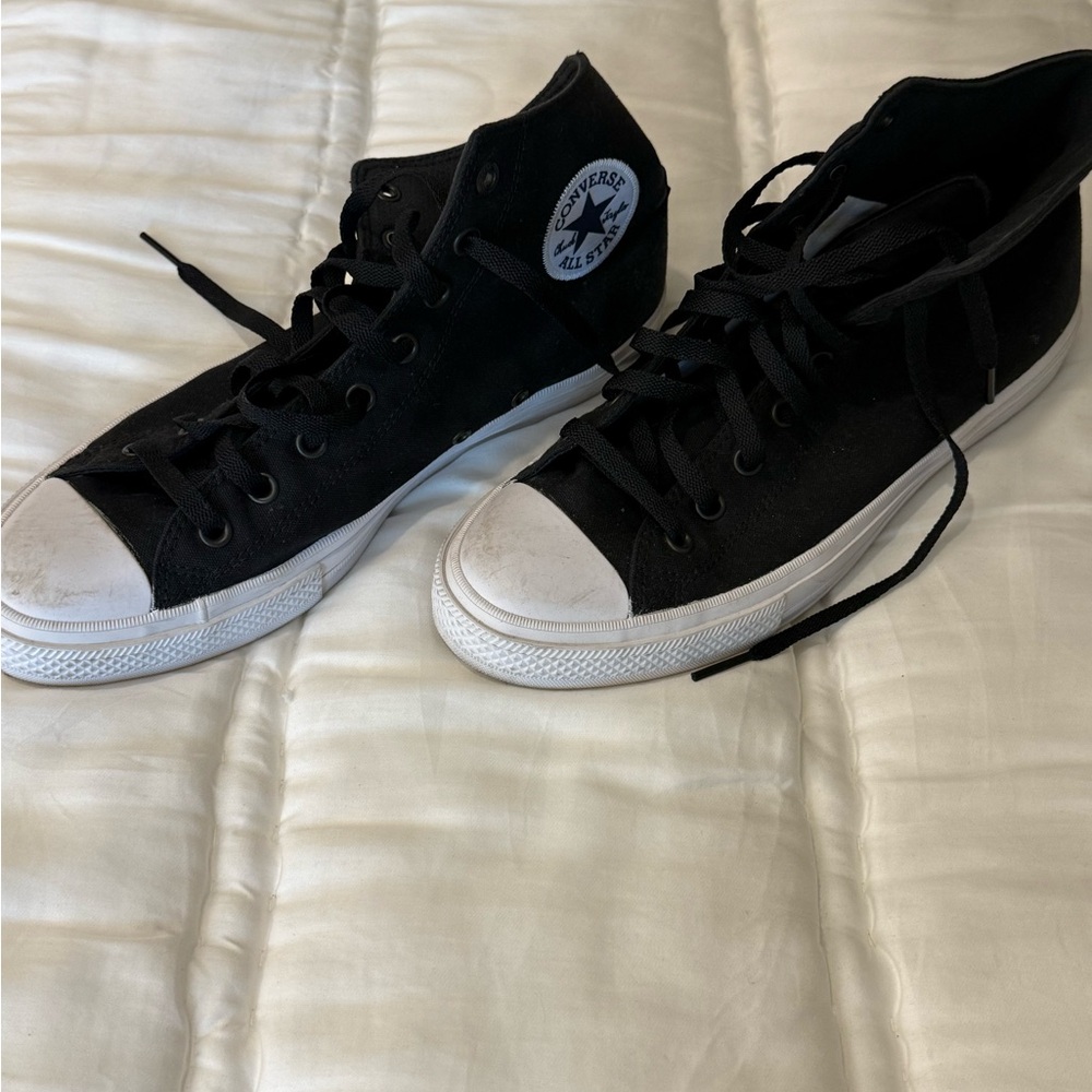 Converse Chuck Taylor Black and White High Tops